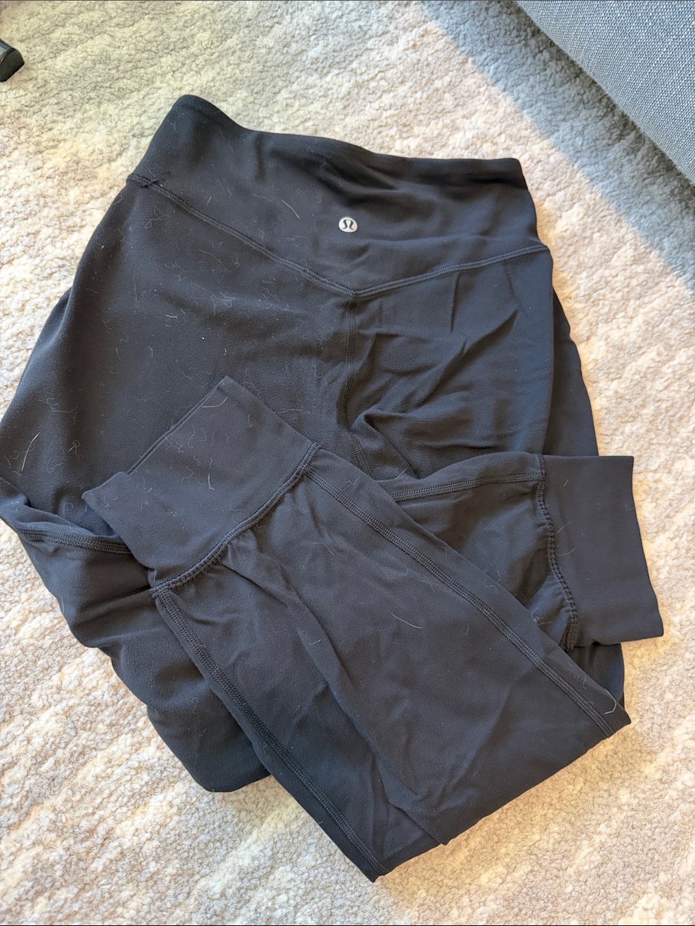lululemon athletica Black Track Pants / Joggers